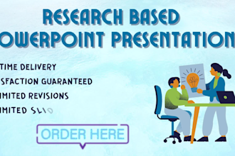 research summarize present professionally in 1 day