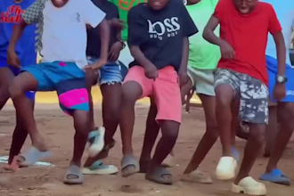 do kids afrobeat dance, african dance choreography for your children day music