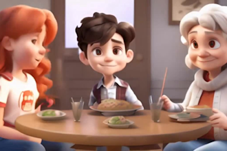 2d 3d animation trailer video, christmas 3d video, 3d music kids animation vide0