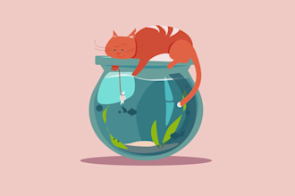 animate vector illustration or ad banner