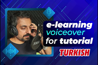 record a e learning turkish male voice over