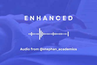 make your voiceover loud and clear and remove bg noise