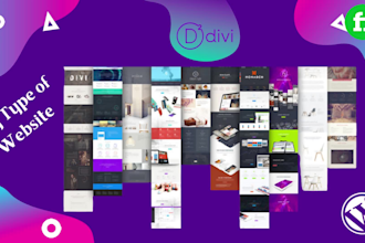 design and customize your wordpress website with divi theme