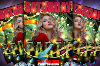 design print ready flyer,poster,brochure social media designs