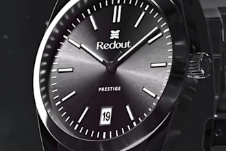 create 3d watch animation 3d watch modelling and 3d product animation
