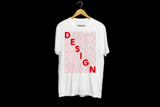 minimalist t shirt logo design fast