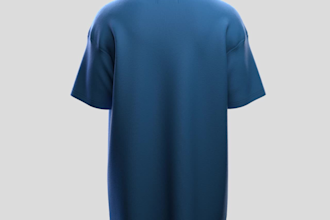 make 3d mockup tshirts for advertising and for marketing