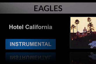 extract or remove drums bass or guitars creating backing track