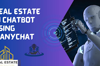 build real estate chatbot, buyer, seller, renter chatbot using manychat bot