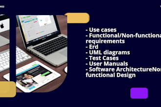 write srs or software requirement specifications document