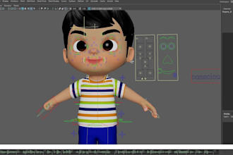 3d advance character rigging in maya ,mixamo and blender
