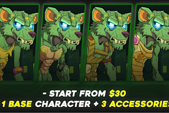 create a custom nft with unique traits for your collection in cartoon style