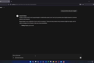 create chatgpt like rag based UI for ollama llms app