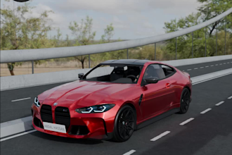 do car modeling and realistic renders with animation