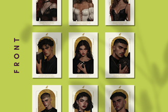 design custom playing cards featuring you and your friends