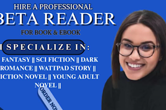 beta read fantasy dark romance ya novel sci fi give feedback on wattpad story