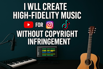 enhance your social media presence with custom made, high quality music tracks