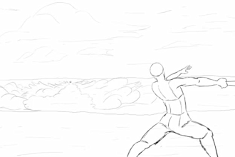 draw 2d line art line art animation pencil sketch 2d traditional frame by frame