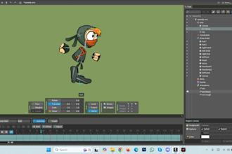 animate your 2d game characters and assets in spine pro