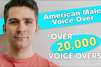 do a natural american male voice over for radio or TV