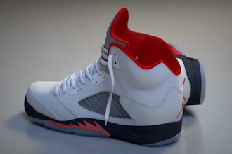make realistic 3d shoe model, 3d shoe design, footwear animation, 3d heel, boot