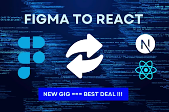 convert figma to react, next js