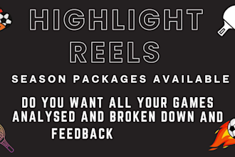 create individual highlight videos for every game across your season