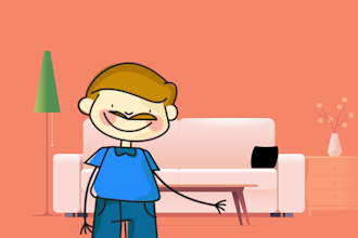 create the doodle family 2d animation video