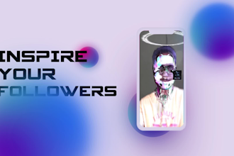 create custom amazing instagram filter  or facebook filter or effect