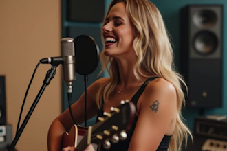 sing gospel vocals, soulful song on your track and write lyrics for you