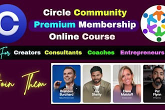 build premium circle community, online course and membership