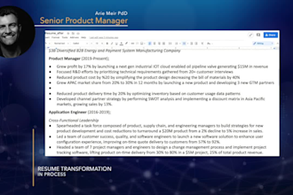 craft a killer resume for tech product job to get you an interview