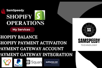 enable shopify payment and integrate payment gateway