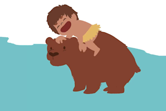 draw children book illustration in my unique style