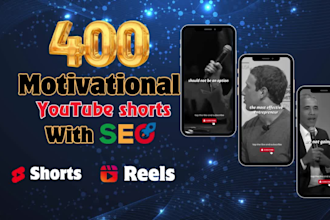 create highly engaging motivational reels,shorts with youtube SEO