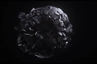 do 3d abstract animation 4k 3d illustration 3d abstract art motion graphics gif