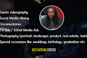 be your videographer anywhere in kenya