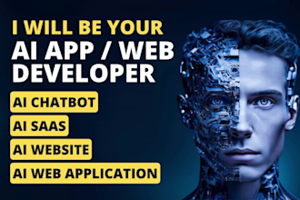 deploy ai chatbot, ai app, ai website, ai saas, and be your ai app developer
