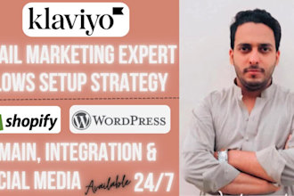 do email marketing, shopify, klaviyo, social media, wordpress, virtual assistant
