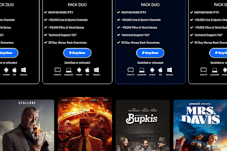 create a professional iptv reseller website on wordpress for your iptv business