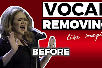 remove vocals from any song and make instrumental, karaoke