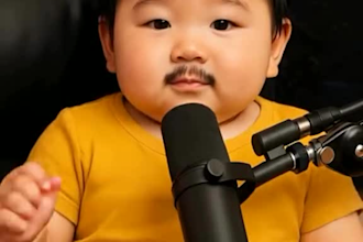 create ai baby podcast ai video ai baby news vide0 ai viral video