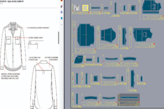 garments pattern, grading, size spec,tech pack all items
