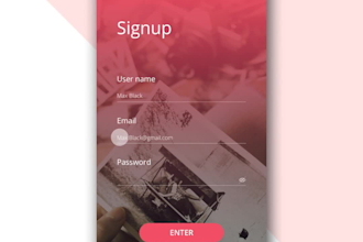 design morden android UI for your mobile app