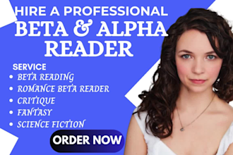 beta read or alpha read christian book, sci fiction, sermon, selfhelp books