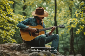 sing country song, compose country music producer, rock, guitar country singer