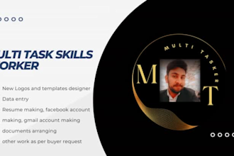do web designing, templates, restaurant menu vouchers making and data entry