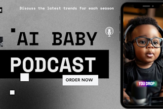 create baby talking podcast, ai baby podcast viral videos