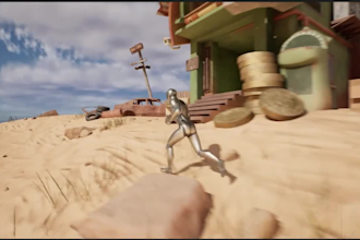 do unreal 3d vr game environment, 3d level design, uefn, oculus 3d, metaverse
