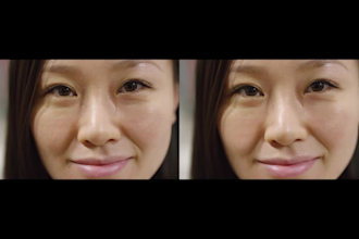 professional beauty retouching flawless skin and sharpness enhancement